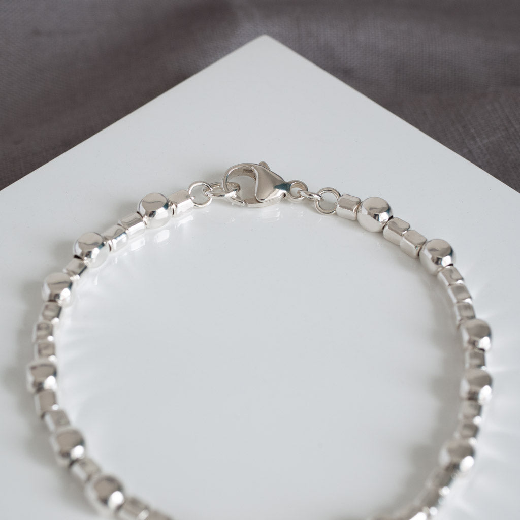 Endless Sterling Silver Cubes Bracelet – Tulip Jewellery